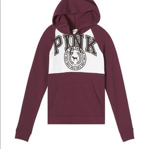 Pink by Victoria secret fleece pullover hoodie